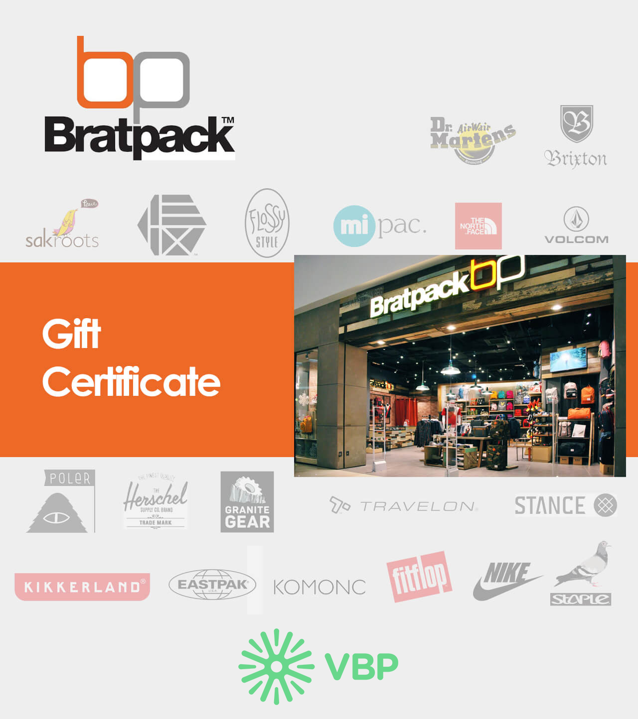 Bratpack Gift Certificate