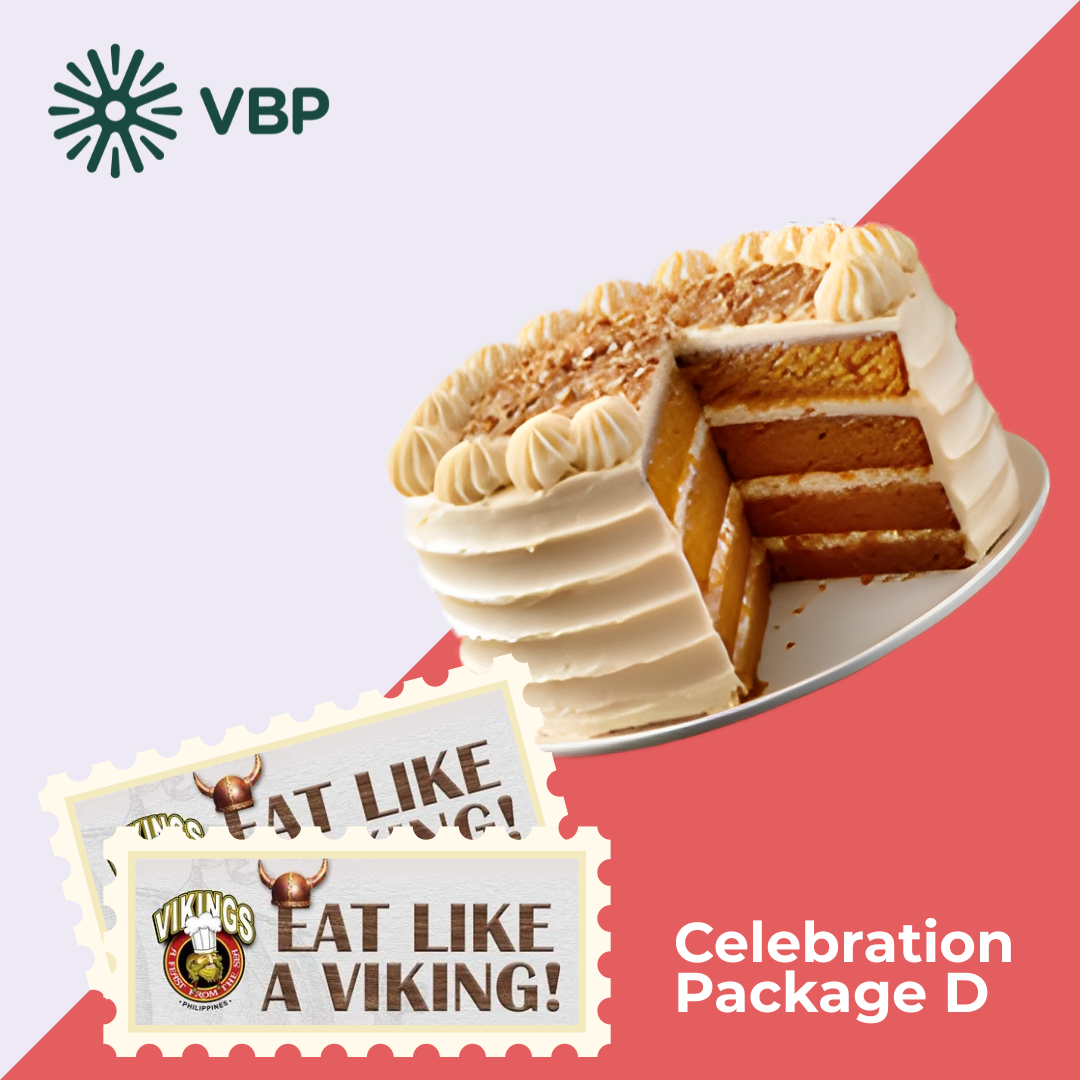 VBP Celebrations Package D: Cake & Dinner Buffet for 2
