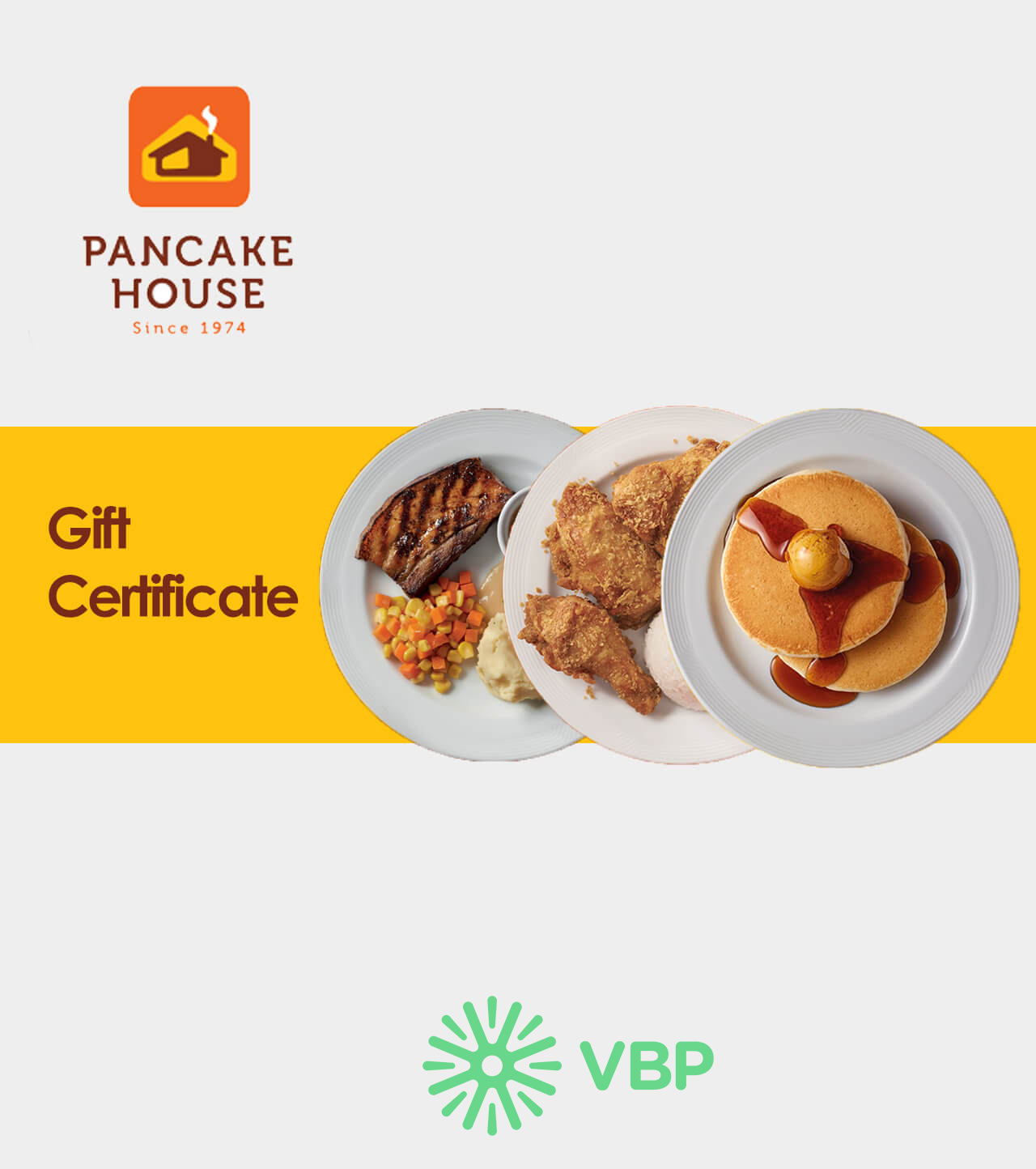 Pancake House Gift Certificate